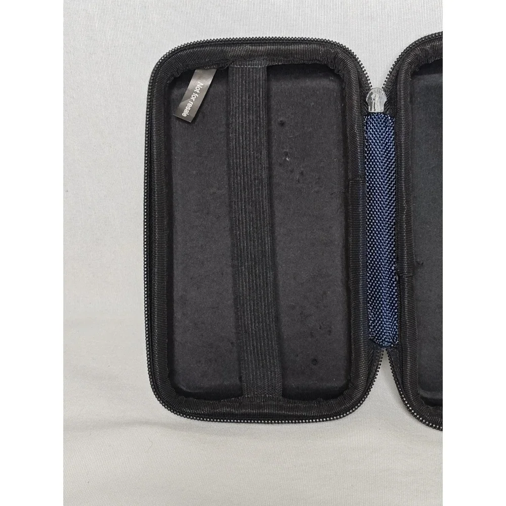 TUMI for Delta Hard Case Shell‎ Toiletry Cosmetic Travel Kit Blue Hard Case Only
